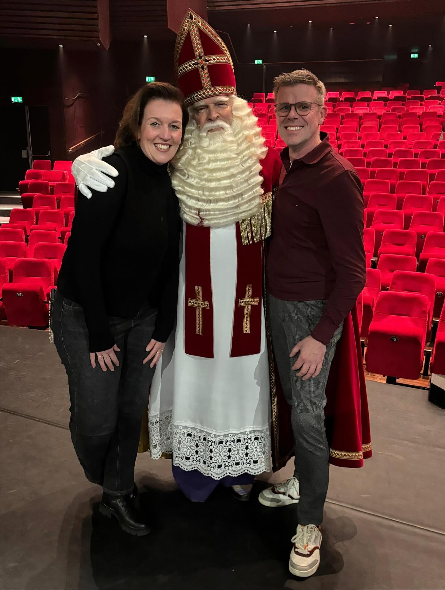 Esther de Vries en Sinterklaas