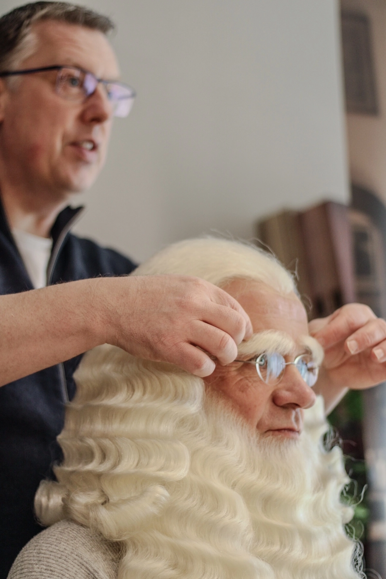 Mark Aaij Sinterklaas baard Sinterklaaskrullen