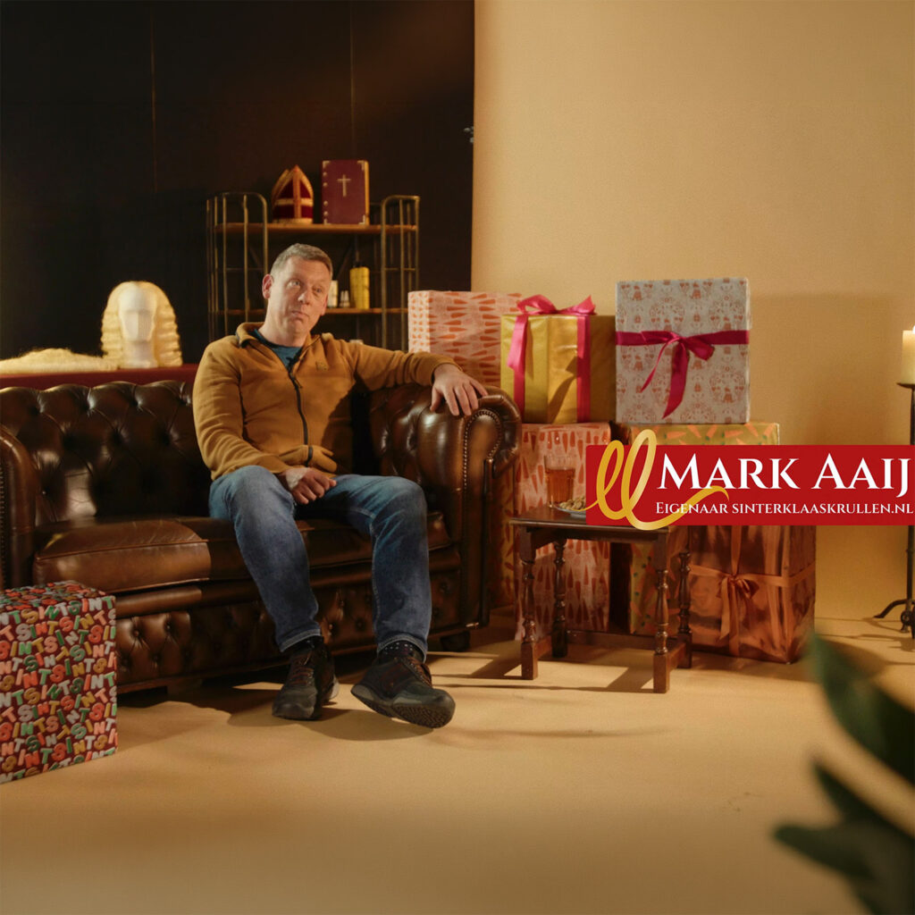 Mark Aaij eigenaar van Sinterklaaskrullen vertelt