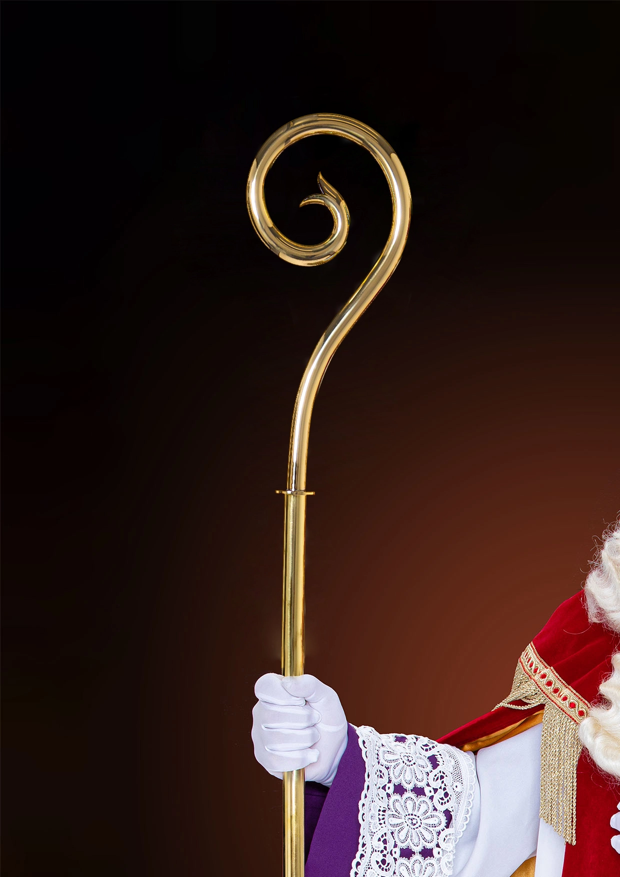 Sinterklaas staf Adrie - De stafkrul naar het origineel van Adrie van Oorschot