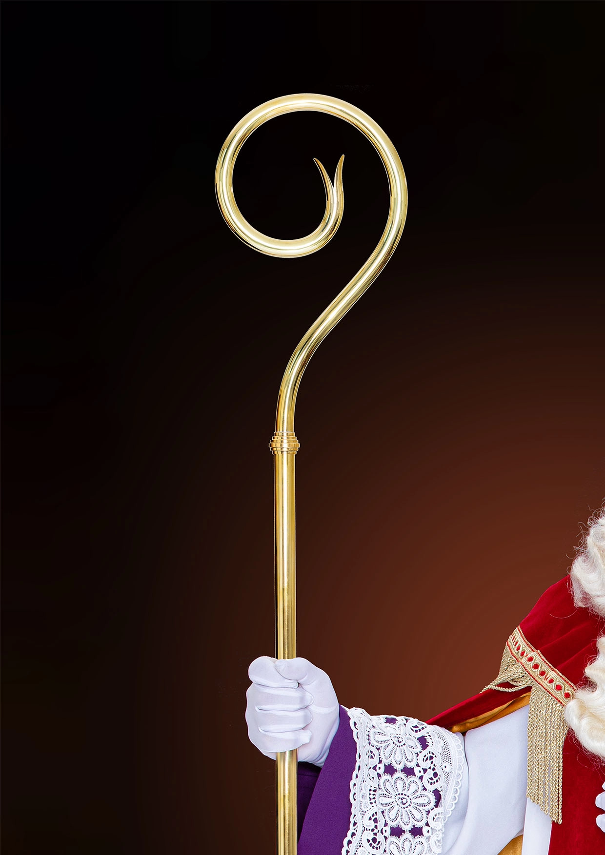 Sinterklaas staf Bram - De stafkrul naar het origineel van Bram van der Vlugt